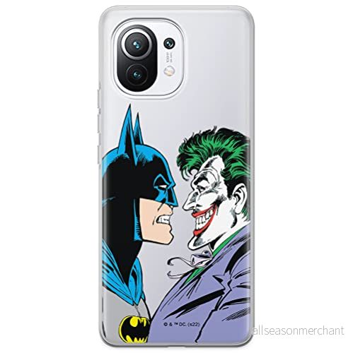 ERT GROUP mobiltelefonfodral för Xiaomi 11 originalt och officiellt licensierat DC mönster Batman & Joker 005 optimalt anpassad till formen på mobiltelefonen, gedeeltelijk transparant 5905131503008