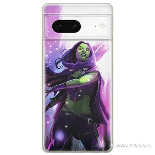 ERT GROUP mobiltelefonfodral för Google PIXEL 7 originalt och officiellt licensierat Marvel mönster Gamora 001 optimalt anpassad till formen på mobiltelefonen, fodral tillverkad av TPU plast 5905795159672