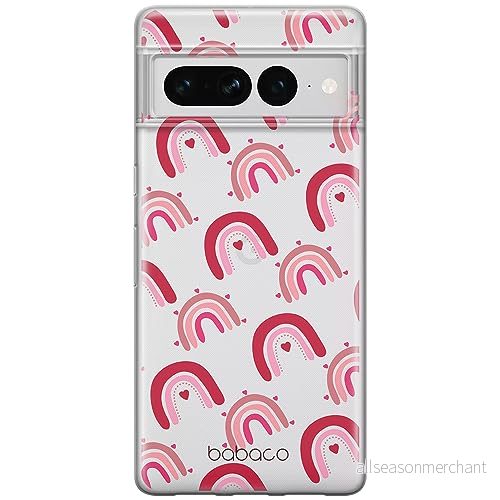 ERT GROUP mobiltelefonfodral för Google PIXEL 7 PRO originalt och officiellt licensierat Babaco mönster Rainbow 001 optimalt anpassad till formen på mobiltelefonen, gedeeltelijk transparant 5905795169008