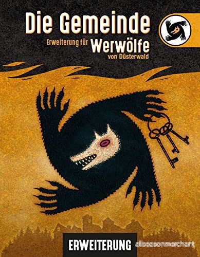 Asmodee varulölfe von Düsterwald George (upplaga 2021), förlängning, partyspel, deduktionsspel, tyska 3558380091738