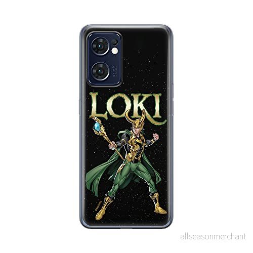 ERT GROUP mobiltelefonfodral för Oppo RENO 7 5G originalt och officiellt licensierat Marvel mönster Loki 002 optimalt anpassad till formen på mobiltelefonen, fodral tillverkad av TPU plast 5905511314675