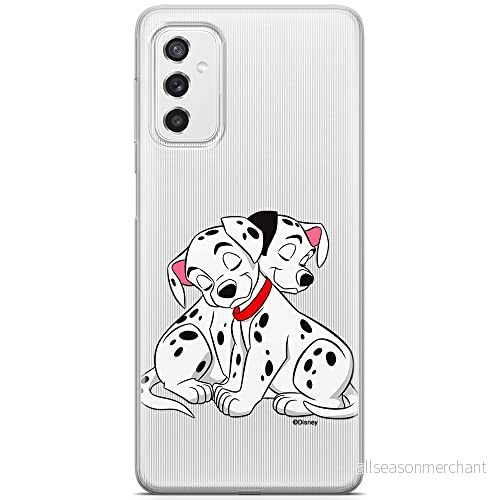 ERT GROUP mobiltelefonfodral för Samsung M52 5G originalt och officiellt licensierat Disney mönster Dalmatians 005 Vit optimalt anpassad till formen på mobiltelefonen, gedeeltelijk transparant 5904805890826