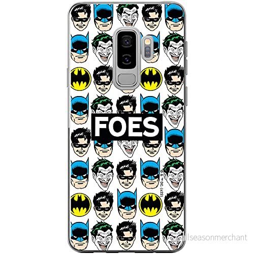 ERT GROUP mobiltelefonfodral för Samsung S9 PLUS originalt och officiellt licensierat DC mönster Batman 078 optimalt anpassad till formen på mobiltelefonen, gedeeltelijk transparant 5905131499790
