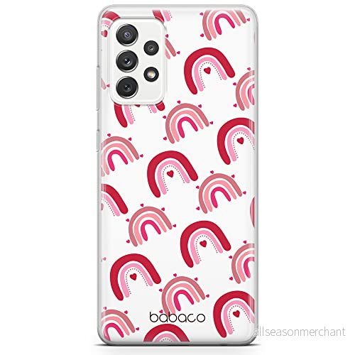 ERT GROUP mobiltelefonfodral för Samsung A73 5G originalt och officiellt licensierat Babaco mönster Rainbow 001 optimalt anpassad till formen på mobiltelefonen, gedeeltelijk transparant 5904805518836