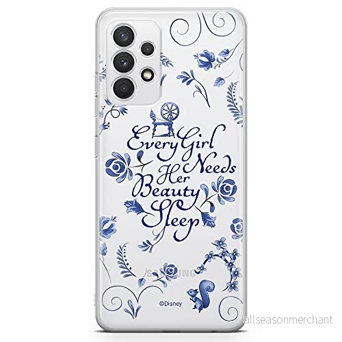 ERT GROUP mobiltelefonfodral för Samsung A32 4G LTE originalt och officiellt licensierat Disney mönster Aurora 002 optimalt anpassad till formen på mobiltelefonen, gedeeltelijk transparant 5903040476239