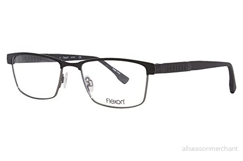 Flexon E1110, Memory Metal Solglasögon Svart Unisex Vuxen, Multifärg, Standard 750666988197