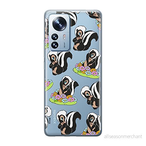 ERT GROUP mobiltelefonfodral för Xiaomi 12 / 12X originalt och officiellt licensierat Disney mönster Pepe Le Pew 003 optimalt anpassad till formen på mobiltelefonen, gedeeltelijk transparant 5905511493691