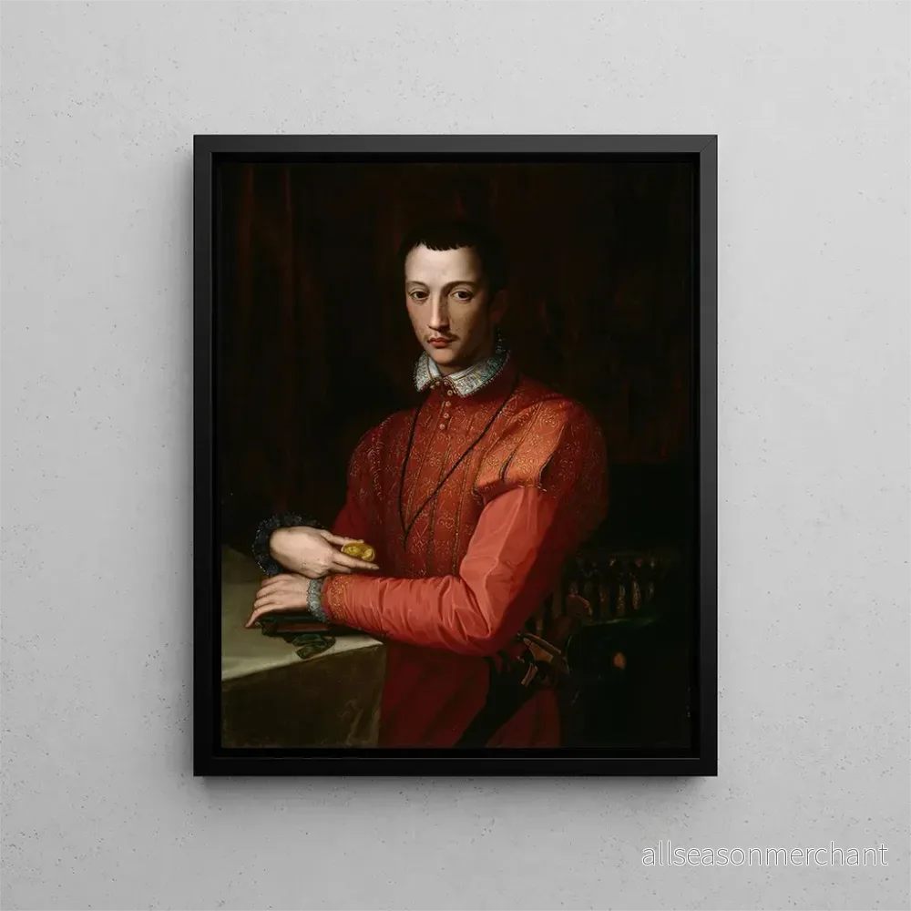 Målning François de Médicis - Alessandro Allori