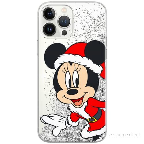 ERT GROUP mobiltelefonfodral för Apple Iphone XR originalt och officiellt licensierat Disney mönster Minnie 062 Vit optimalt anpassad till formen på mobiltelefonen, med glitter overflow effekt 5903932083705