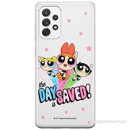 ERT GROUP mobiltelefonfodral för Samsung A53 5G originalt och officiellt licensierat The Powerpuff Girls mönster 031, gedeeltelijk transparant 5905511976361