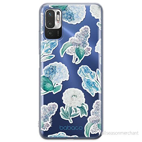 ERT GROUP mobiltelefonfodral för Xiaomi REDMI NOTE 10 5G / POCO M3 PRO originalt och officiellt licensierat Babaco mönster Flowers 029 anpassad till formen på mobiltelefonen, gedeeltelijk transparant 5905131274441