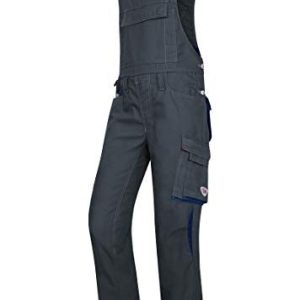 BP arbetsbyxor för män, högre midja på ryggen, 270,00 g/m² tygblandning med stretch, antracit/svart, 48 l 4010365967784