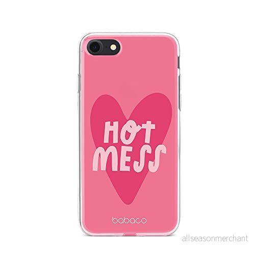 ERT GROUP mobiltelefonfodral för Apple Iphone 7/8/ SE 2/ 3 originalt och officiellt licensierat Babaco mönster Hot Mess 001, fodral tillverkad av TPU plast 5904805026751