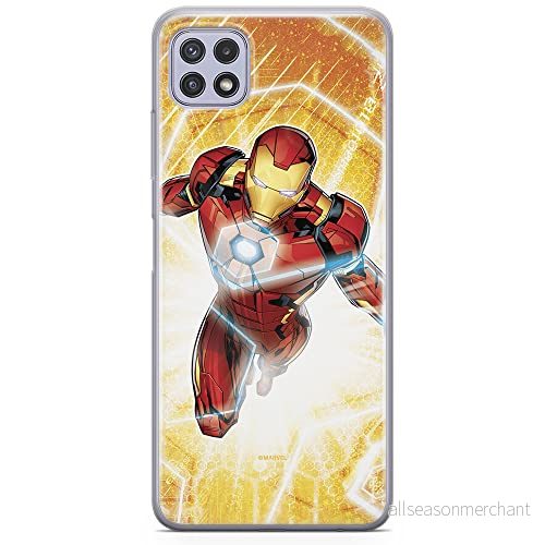 ERT GROUP mobiltelefonfodral för Samsung A22 5G originalt och officiellt licensierat Marvel mönster Iron Man 007 optimalt anpassad till formen på mobiltelefonen, fodral tillverkad av TPU plast 5903932825671