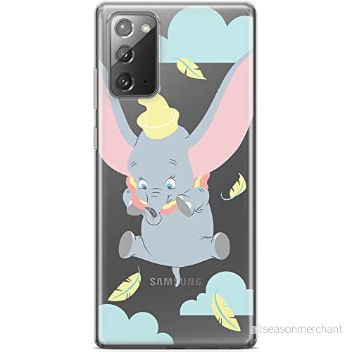 ERT GROUP mobiltelefonfodral för Samsung GALAXY NOTE 20 originalt och officiellt licensierat Disney mönster Dumbo 014 optimalt anpassad till formen på mobiltelefonen, gedeeltelijk transparant 5903537073989