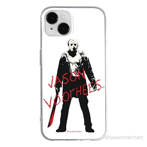 ERT GROUP mobiltelefonfodral för Iphone 14 PLUS originalt och officiellt licensierat Horror mönster Friday The 13th 017 optimalt anpassad till formen på mobiltelefonen, fodral tillverkad av TPU plast 5905511120887