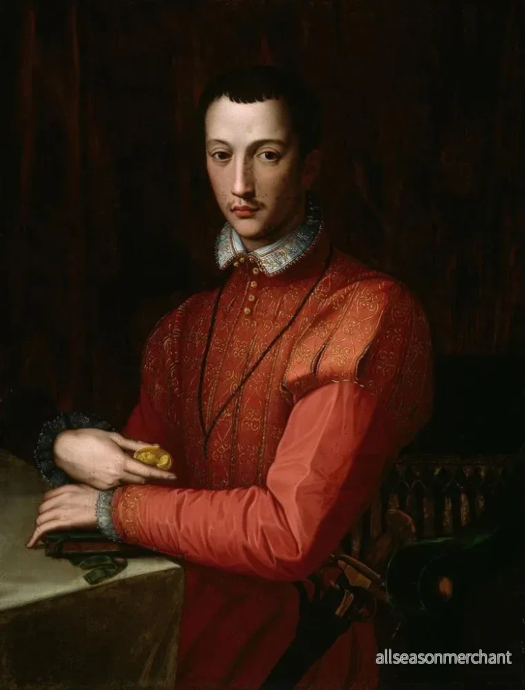 Målning François de Médicis - Alessandro Allori - Bild 2