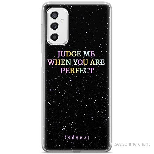 ERT GROUP mobiltelefonfodral för Samsung M52 5G originalt och officiellt licensierat Babaco mönster Judge me 002 optimalt anpassad till formen på mobiltelefonen, fodral tillverkad av TPU plast 5904805493317