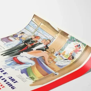 Vintage affisch för livsstil ombord French Line - Bild 3