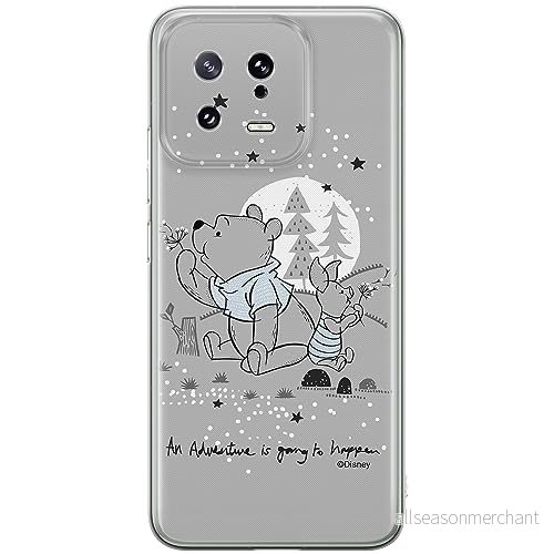 ERT GROUP mobiltelefonfodral för Xiaomi 13 originalt och officiellt licensierat Disney mönster Winnie the Pooh & Friends 008 anpassad till formen på mobiltelefonen, fodral tillverkad av TPU plast 5905511895464
