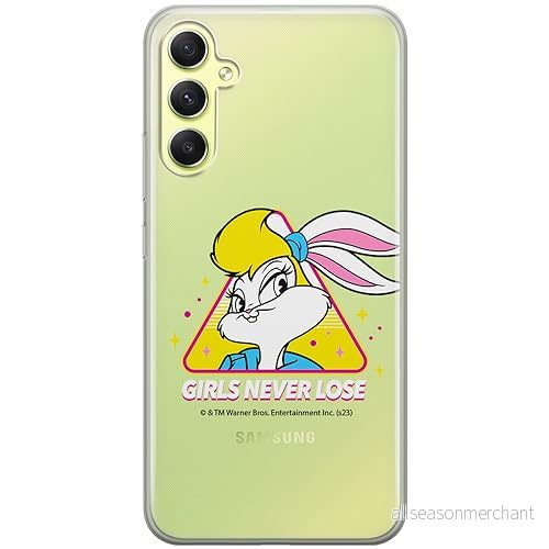 ERT GROUP mobiltelefonfodral för Samsung A34 5G originalt och officiellt licensierat Looney Tunes mönster Lola 008 optimalt anpassad till formen på mobiltelefonen, gedeeltelijk transparant 5905795071608