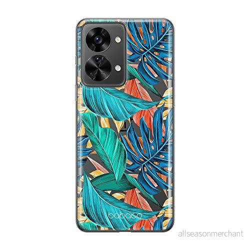 ERT GROUP mobiltelefonfodral för Oneplus NORD 2T 5G originalt och officiellt licensierat Babaco mönster Plants 005 optimalt anpassad till formen på mobiltelefonen, gedeeltelijk transparant 5905511266707