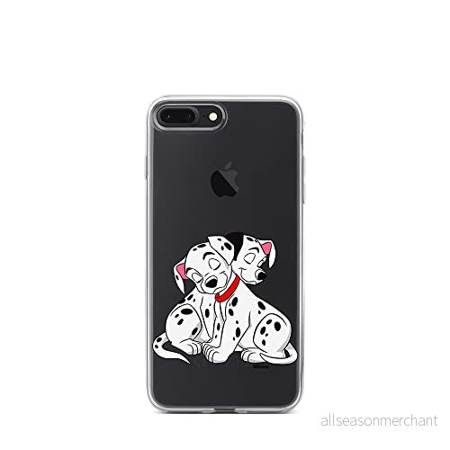 ERT GROUP mobiltelefonfodral för Iphone 7 PLUS/ 8 PLUS originalt och officiellt licensierat Disney mönster Dalmatians 005 optimalt anpassad till formen på mobiltelefonen, gedeeltelijk transparant 5904805889127