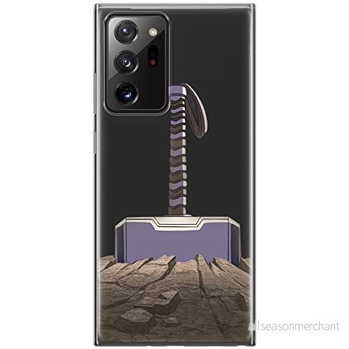 ERT GROUP mobiltelefonfodral för Samsung GALAXY NOTE 20 ULTRA originalt och officiellt licensierat Marvel mönster Thor 002 optimalt anpassad till formen på mobiltelefonen, gedeeltelijk transparant 5903040356661