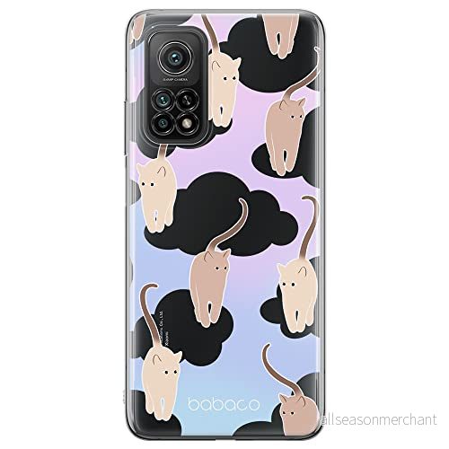 ERT GROUP mobiltelefonfodral för Xiaomi Redmi Note 11T 5G/11S 5G/POCO M4 Pro 5G originalt och officiellt licensierat Babaco mönster Cats 015, gedeeltelijk transparant 5905131118073