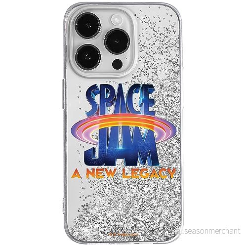 ERT GROUP mobiltelefonfodral för Apple Iphone 14 PRO MAX originalt och officiellt licensierat Looney Tunes mönster Space Jam 001 anpassad till formen på mobiltelefonen, med glitter overflow effekt 5905511593322