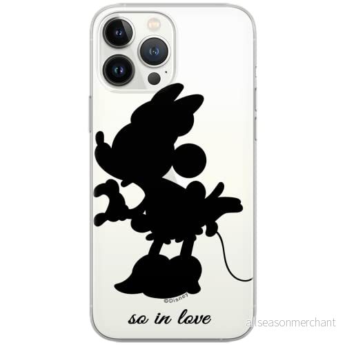 ERT GROUP mobiltelefonfodral för Huawei P30 Lite originalt och officiellt licensierat Disney mönster Minnie 002 Vit optimalt anpassad till formen på mobiltelefonen, gedeeltelijk transparant 5902980424096