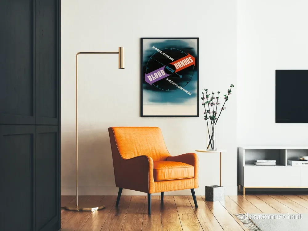 Vintageposter för blodgivning – 30 minuter av din tid - Bild 2