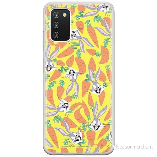 ERT GROUP mobiltelefonfodral för Samsung A03S originalt och officiellt licensierat Looney Tunes mönster Bugs 017 optimalt anpassad till formen på mobiltelefonen, fodral tillverkad av TPU plast 5905795081195