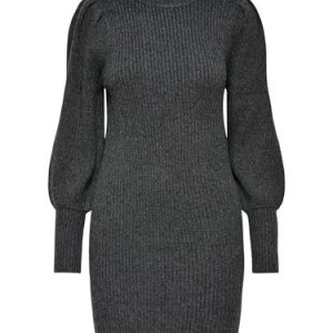 Only Onlkatia Dress Stickad klänning, Mörkgrå melange 5715105680860 Only Onlkatia Dress Stickad klänning, Mörkgrå melange 5715105680860