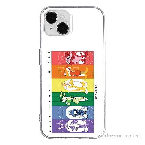 ERT GROUP mobiltelefonfodral för Iphone 14 originalt och officiellt licensierat Looney Tunes mönster 014 optimalt anpassad till formen på mobiltelefonen, fodral tillverkad av TPU plast 5905511998189