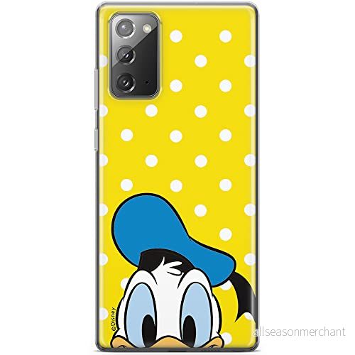 ERT GROUP mobiltelefonfodral för Samsung GALAXY NOTE 20 originalt och officiellt licensierat Disney mönster Donald 001 optimalt anpassad till formen på mobiltelefonen, fodral tillverkad av TPU plast 5903040447505