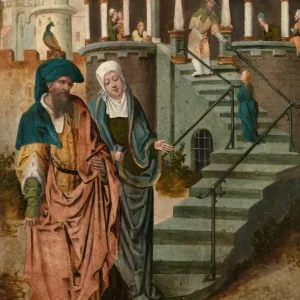 Målning Presentation av Maria i Templet - Anonym | Konsttryck - Bild 2