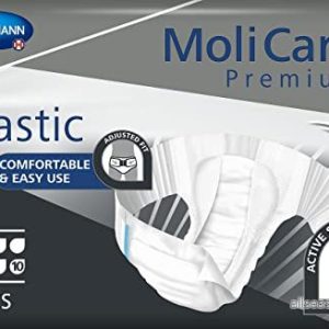 MoliCare Premium elastiska vuxenblöjor 10 droppar Högabsorberande engångsnattblöjor för män och kvinnor med mycket svår inkontinens Storlek M Paket 14 4052199303413 MoliCare Premium elastiska vuxenblöjor 10 droppar Högabsorberande engångsnattblöjor för män och kvinnor med mycket svår inkontinens Storlek M Paket 14 4052199303413