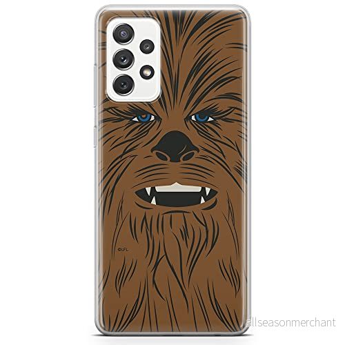 ERT GROUP mobiltelefonfodral för Samsung A73 5G originalt och officiellt licensierat Star Wars mönster Chewbacca 005 optimalt anpassad till formen på mobiltelefonen, fodral tillverkad av TPU plast 5904805516498