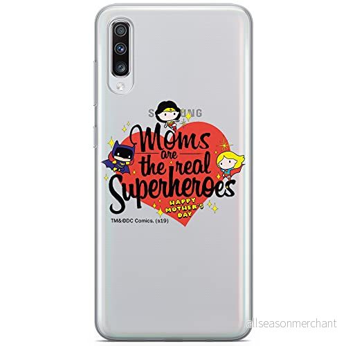 ERT GROUP mobiltelefonfodral för Samsung A70 originalt och officiellt licensierat DC mönster Super Girls 005 optimalt anpassad till formen på mobiltelefonen, gedeeltelijk transparant 5902980473407