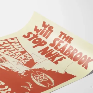 Anti-atomaktivistposter för Seabrook Citizens Occupation - Bild 3