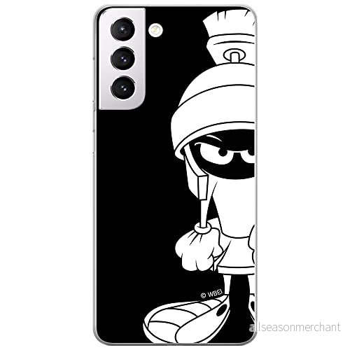 ERT GROUP mobiltelefonfodral för Samsung S21 PLUS originalt och officiellt licensierat Looney Tunes mönster Marvin 002 optimalt anpassad till formen på mobiltelefonen, fodral tillverkad av TPU plast 5903932379334