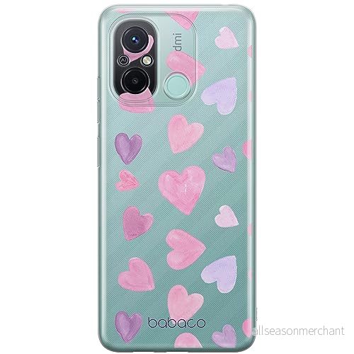 ERT GROUP mobiltelefonfodral för Xiaomi REDMI 12C/ 11A originalt och officiellt licensierat Babaco mönster Hearts 005 optimalt anpassad till formen på mobiltelefonen, gedeeltelijk transparant 5905511844776