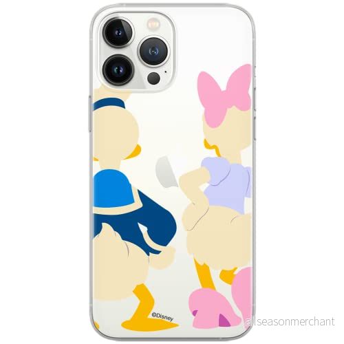 ERT GROUP mobiltelefonfodral för Apple Iphone 6/6S originalt och officiellt licensierat Disney mönster Donald & Daisy 001 Vit optimalt anpassad till formen på mobiltelefonen, gedeeltelijk transparant 5902980563757
