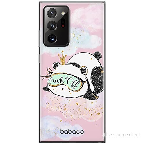 ERT GROUP mobiltelefonfodral för Samsung GALAXY NOTE 20 ULTRA originalt och officiellt licensierat Babaco mönster Panda 001 anpassad till formen på mobiltelefonen, fodral tillverkad av TPU plast 5904805670695