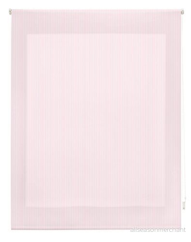 Blindecor Estor Rollbar, Tyg, Randig Rosa, 130 x 180 cm 8434363035300