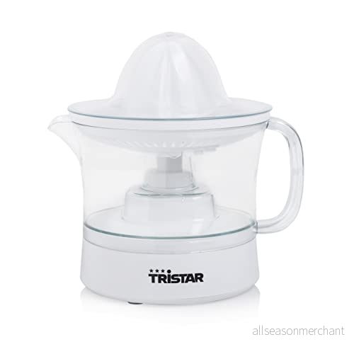 Tristar CP 3005 Citruspress med fruktköttsfilter 2 presskonstorlekar för varje citrusfrukt 500 ml kapacitet avtagbar behållare halkfria fötter 8713016091659 Tristar CP 3005 Citruspress med fruktköttsfilter 2 presskonstorlekar för varje citrusfrukt 500 ml kapacitet avtagbar behållare halkfria fötter 8713016091659