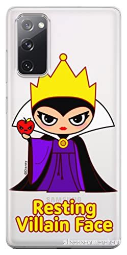 ERT GROUP mobiltelefonfodral för Samsung S20 FE / 5G originalt och officiellt licensierat Disney mönster The Evil Queen 002 anpassad till formen på mobiltelefonen, gedeeltelijk transparant 5905131497482