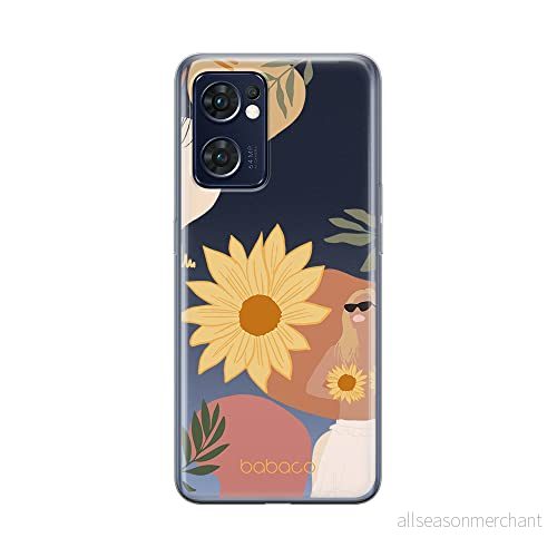 ERT GROUP mobiltelefonfodral för Oppo RENO 7 5G originalt och officiellt licensierat Babaco mönster Flowers 015 optimalt anpassad till formen på mobiltelefonen, gedeeltelijk transparant 5905511312763