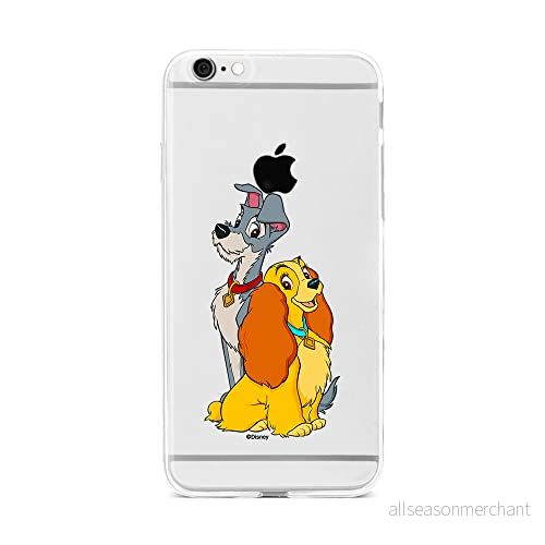 ERT GROUP mobiltelefonfodral för Iphone 6 PLUS originalt och officiellt licensierat Disney mönster Lady and the Tramp 003 optimalt anpassad till formen på mobiltelefonen, gedeeltelijk transparant 5905131149671